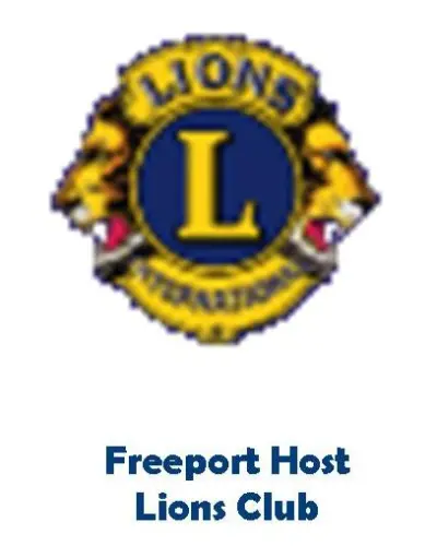 Logo for sponsor Freeport Host Lions Club