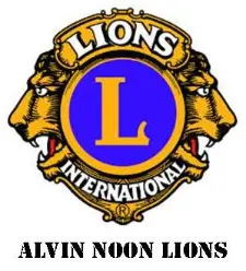 Logo for Alvin Noon Lions Club